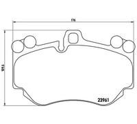 Brembo P 65 016 - Pastiglia Freno - Anteriore