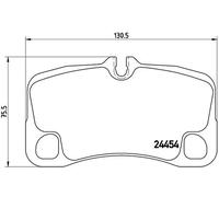 Pastiglie freno P 65 022 BREMBO per PORSCHE 911 Cabriolet 911