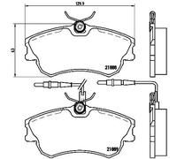 Pastiglie freno P 68 023 BREMBO per RENAULT ESPACE III