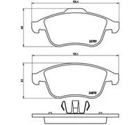 Brembo P 68 045 - Pastiglia Freno - Anteriore