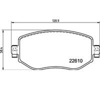 Brembo - Xtra - P 68 068X - Pastiglia Freno - Anteriore, set di 4