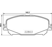Pastiglie freno Brembo Anteriore P 68 071. Set di 4