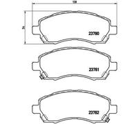 BREMBO P 78 009 Kit pastiglie freni