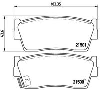 Brembo P 79 006 - Pastiglia Freno - Anteriore