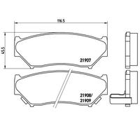Brembo P 79 008 - Pastiglia Freno - Anteriore
