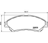 Brembo P 79 032 - Pastiglia Freno - Anteriore