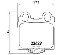 Brembo P 83 045 - Pastiglia Freno - Posteriore