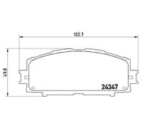 Pastiglie freno P 83 086 BREMBO