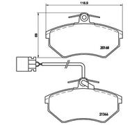 Brembo P 85 034 - Pastiglia Freno - Anteriore