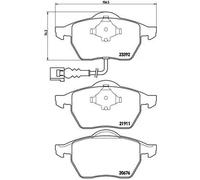 Brembo P 85 045 - Pastiglia Freno - Anteriore