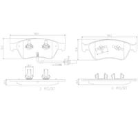 Brembo P 85 102 - Pastiglia Freno - Anteriore
