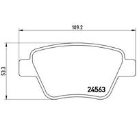 Pastiglie freno P 85 114X BREMBO per VW SKODA AUDI SEAT