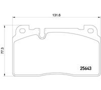 Brembo Kit Pastiglie Freno P85122