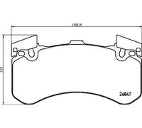Brembo P 85 136 - Pastiglia Freno - Anteriore