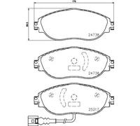 Brembo P 85 144 - Pastiglia Freno - Anteriore