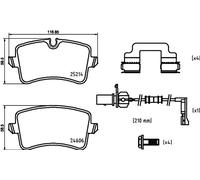 BREMBO Kit pastiglie freno, Freno a disco P85150X