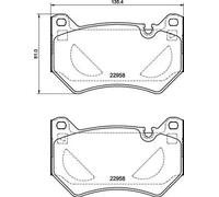 Pastiglie freno P 85 177 BREMBO per AUDI Q5 Q5 Sportback Q5 Van