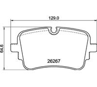 Set di pastiglie freno BREMBO P 85 190