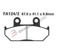FA124/2HH PASTIGLIE SINT. ANT SX EBC HONDA VT 600 C SHADOW CUSTOM 1986-1993