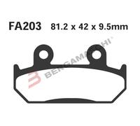 FA203HH PASTIGLIE SINTERIZZATE ANTERIORI EBC HONDA CBR 600 F 1991-1994