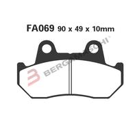 FA069HH PASTIGLIE SINTERIZZATE ANTERIORI SINISTRA EBC HONDA XLV 750 R 1983-1988