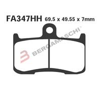 FA347HH PASTIGLIE SINTERIZZATE ANTERIO EBC TRIUMPH 675 R STREET TRIPLE 2009-2016