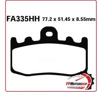 PASTIGLIE FRENO PER BMW R1150/K12 ANT 00> EBC FA335HH MESCOLA SINTERIZZATA MOTO