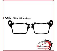 FA436HH PASTIGLIE SINTERIZZATE POSTERIORI EBC SUZUKI GSX-R 1000 2009-2017