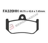 Ebc Fa-hh Series Fa320hh Sintered Brake Pads Nero