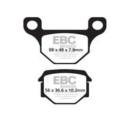 EBC Biologico Anteriore Pastiglie Freno (1 Set) Per Derbi Atlantis 50 (2007 2011