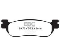 EBC Biologico Pastiglie Freni Posteriori Per Yamaha YP125R Xmax (ABS - 2011