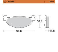 Moto-master Yamaha 400803 Sintered Brake Pads Nero