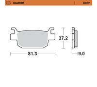 MOTO MASTER 401203 BRAKE PAD ROADPRO SINTER SCOOTER HONDA SH 125 I ABS 2021