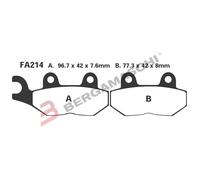 Ebc Pastiglie Freno Sinterizzate Fa-hh Series Fa214hh