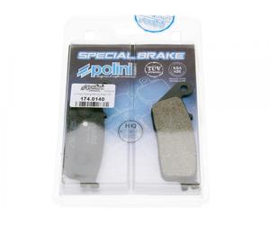 Pastiglie freno Polini organicamente per Kymco Xciting 400i, Daelim, Kawasaki