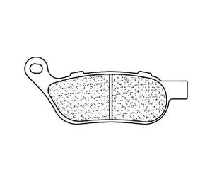 PASTIGLIE FRENO POST 1213RX3 HARLEY DAVIDSON FXD DYNA SUPER GLIDE 1584 2008 2010