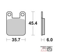 PASTIGLIE FRENO POST. PEUGEOT Jet C-Tech Carburatore S/CDI 50 06/09 SBS 559HF