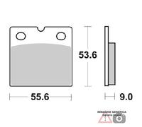 PASTIGLIE FRENO POSTERIORE BMW R 100 CS 1000 80/85 SBS 506LS