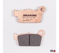 PASTIGLIE FRENO POSTERIORE DESTRA TM MX ES 2T 2018-2020 BRAKING 890CM46