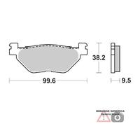 PASTIGLIE FRENO POSTERIORE YAMAHA VMX V-MAX 1700 09/16 SBS 769LS