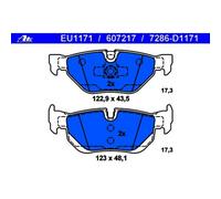 Set di pastiglie freno ATE 13.0460-7217.2, posteriore