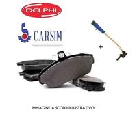 PASTIGLIE FRENO POSTERIORI BMW X3 DELPHI + SEGNALATORE USURA