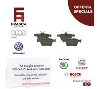 PASTIGLIE FRENO Posteriori BOSCH 0986494659 VW Arteon 2.0 Golf Sportsvan 1.0