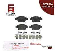 1050129 Kit pastiglie freno, Freno a disco posteriore (MARCA-MALO')..