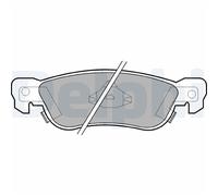 Pastiglie freno posteriori Delphi per Isuzu Trooper