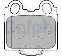 Pastiglie freno posteriori Delphi per Lexus Gs Is Sc