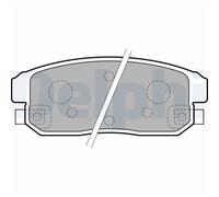 Pastiglie freno posteriori Delphi per Mazda Rx-8 Suzuki Ignis