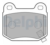 Pastiglie freno posteriori Delphi per Mitsubishi Nissan Subaru