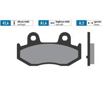 Pastiglie Freno Posteriori SUZUKI BURGMAN 400 dal 2001 al 2006 POLINI 174.0047