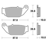 Sbs Pastiglie Dei Freni In Ceramica Hi-tech Street 915hf